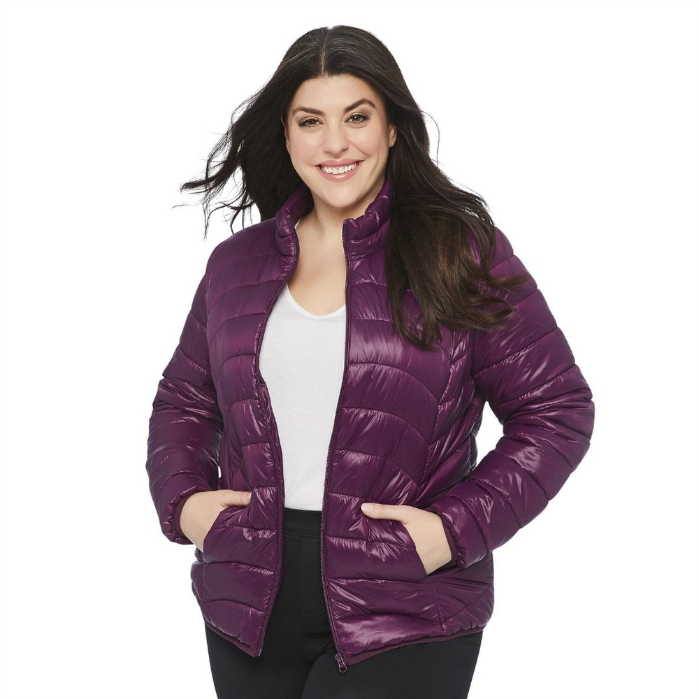 George Women's Packable Puffer New With Tags